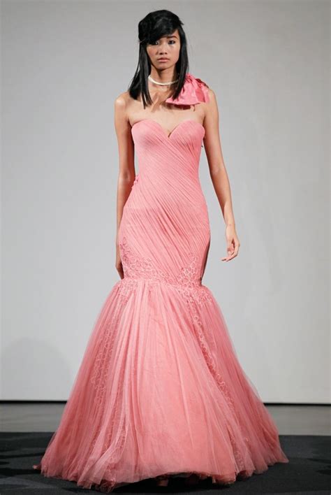 Vera Wang Sees Pink For Fall 2014