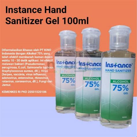 Jual Instance Hand Sanitizer Gel Ml Shopee Indonesia