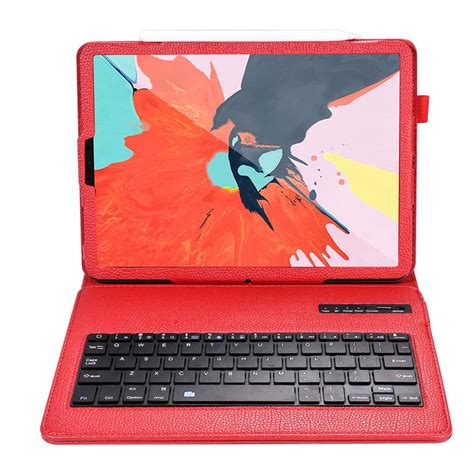 Etui Klawiatura Bluetooth Do IPad Pro 12 9 2018 Czerwona RencaGSM