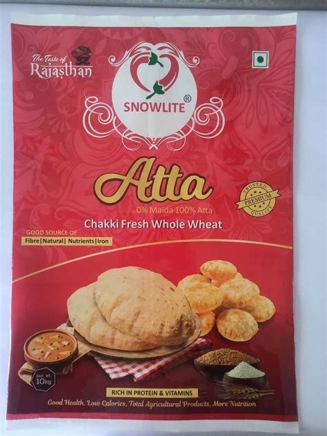 Snowlite Chakki Fresh Whole Wheat Atta Packaging Size Kg