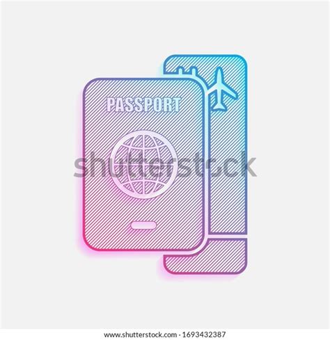 Passport Boarding Pass Air Travel Concept Stock Vector Royalty Free