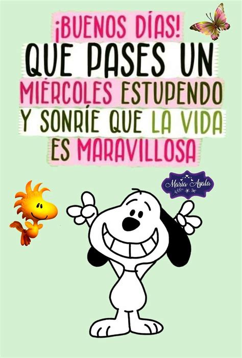 Feliz Mi Rcoles Con Snoopy Celebrating The Midweek With Everyones