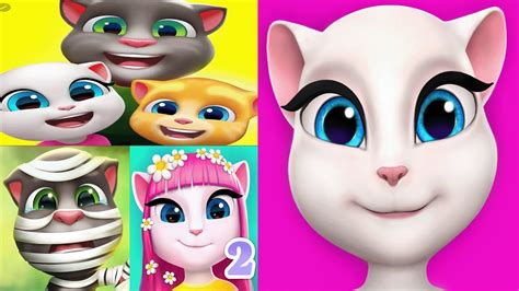 Ep3758 My Talking Tom 2 My Talking Angela Vs Talking Angela2 Talking