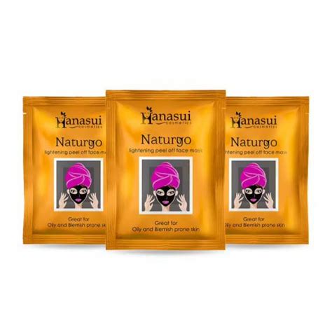 Jual Hanasui Naturgo Lightening Peel Off Face Mask Box X G