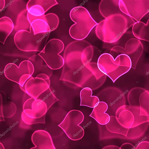 Hot Pink Heart Background Wallpaper Stock Photo By SongPixels