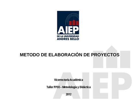 PDF Metodo De Elaboraci N De Proyectos DOKUMEN TIPS