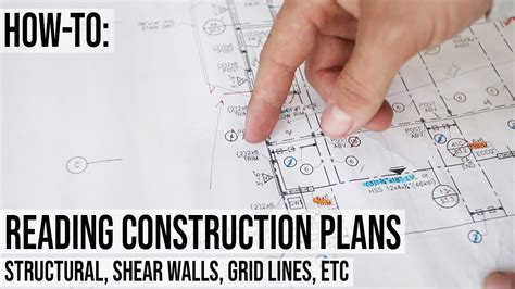 How To Reading Construction Blueprints And Plans 2 Youtube