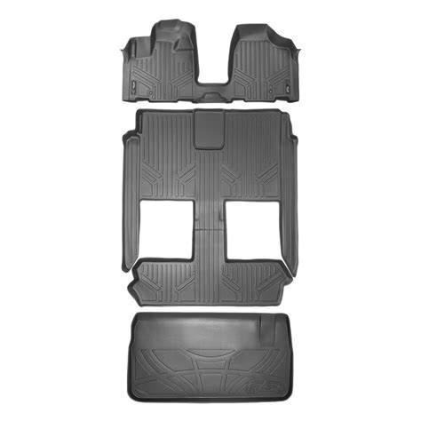 A2213b2046d2046 Maxliner Smartliner 1st 2nd And 3rd Row 1 Piece Floor Liners And Cargo Liner