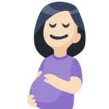 Femme Enceinte Peau Claire Emoji On Facebook 2 0