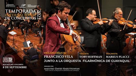 Francisco Vila Chelo Toby Hoffman Markus Placci Violin Junto A La