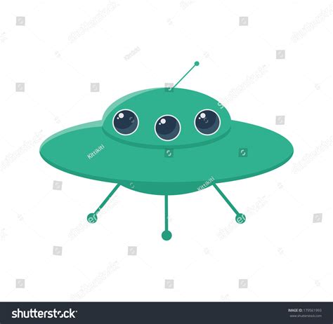 Ufo Vector Illustration Stock Vector 179561993 - Shutterstock