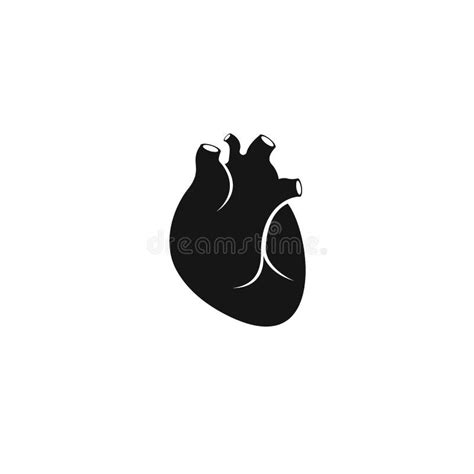 Logo Del Corazón Humano Cardiología Vectorial Ilustración De Icono