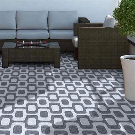 Matt 3d 17 Digital Hd Porcelain Floor Tiles 600x600 Mm Thickness 8