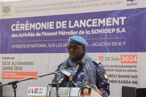 Lancement des activités de lamont pétrolier de la SONIDEP La SONIDEP