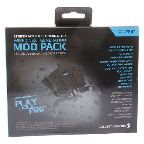 Ps4 Strikepack Fps Dominator Wired Next Generation Mod Pack Black