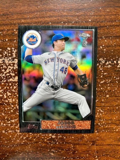 Jacob Degrom 1987 Topps 87bc 7 2022 Ben Baller Chrome Ebay