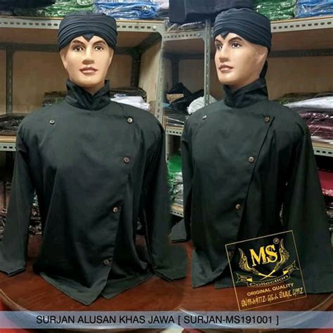 Jual Baju Surjan Hitam Jogja Hitam M Kab Bogor Habibie