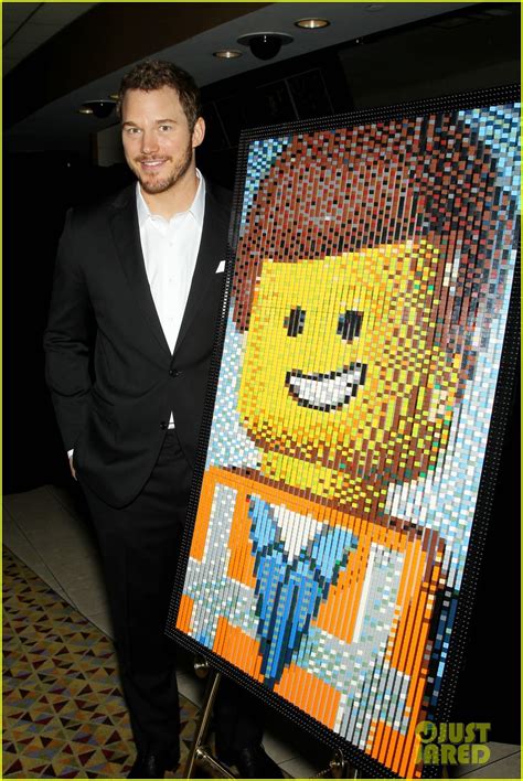 Elizabeth Banks Chris Pratt Lego Movie NYC Screening Photo