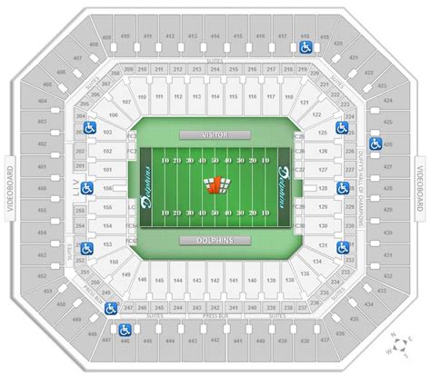 Hard Rock Stadium Seating Chart Miami Hurricanes | Review Home Decor