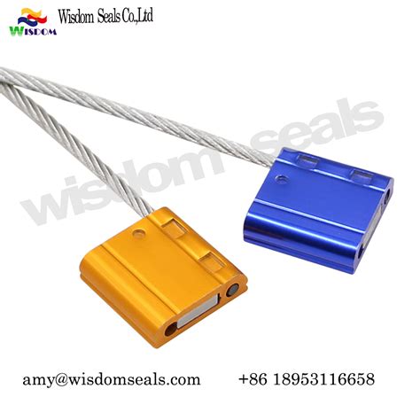 Pull Tight Self Locking Security Cable Wire Seal For Container