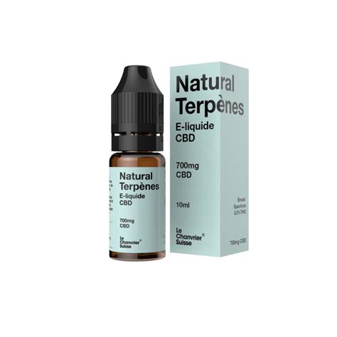 E liquide CBD Natural Terpènes 10ml Le Chanvrier Suisse Grossiste CBD