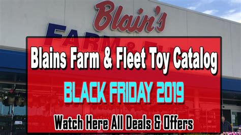 Black Friday Deals Preview Blain S Farm Fleet Toy Catalog Ad