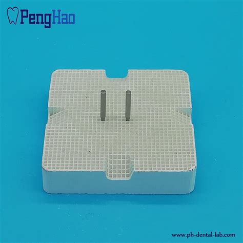 Ceramic Honeycomb Firing Tray For Dental Lab Square Shape Metal Pins