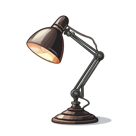 Premium Vector Reading Lamp Vector On White Background