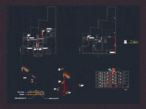 Multi Gas Installation Dwg Block For Autocad • Designs Cad