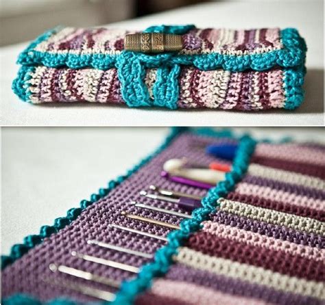 Free Pattern Gorgeous Crochet Hook Case Youll Fall In Love With