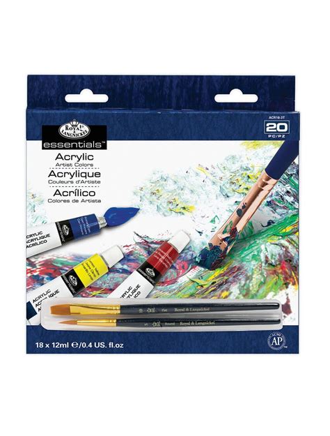 Kit De Tinta Acr Lica Royal Langnickel Tubos Acr