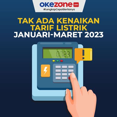 Tak Ada Kenaikan Tarif Listrik Januari Maret 2023 0 Foto Okezone