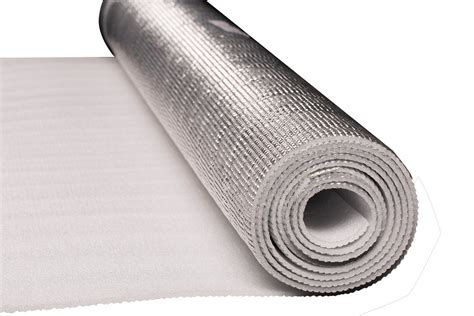 Fire Retardant Aluminum Foil EPE Foam Thermal Insulation For Ducts