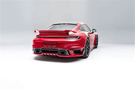 PORSCHE 911 992 TURBO S DYFUZOR ZDERZAKA TYLNEGO PRE PREG CARBON TECHART