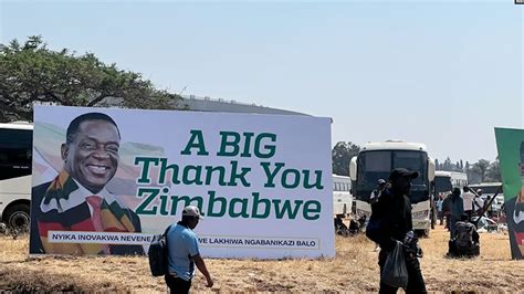 Mnangagwa Sworn As Zimbabwe President For New Five Year Term