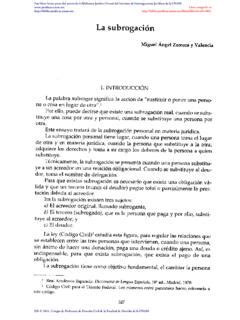 La subrogación UNAM la subrogaci 243 n unam pdf PDF4PRO