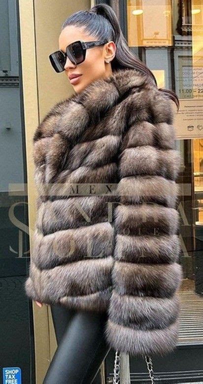 Pin By Ирина Морозова On Glass⭕⭕ Fur Fashion Sable Coat Stylish Outfits