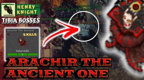 Tibia Bosstiary Como Fazer O Boss Arachir The Ancient One Boss