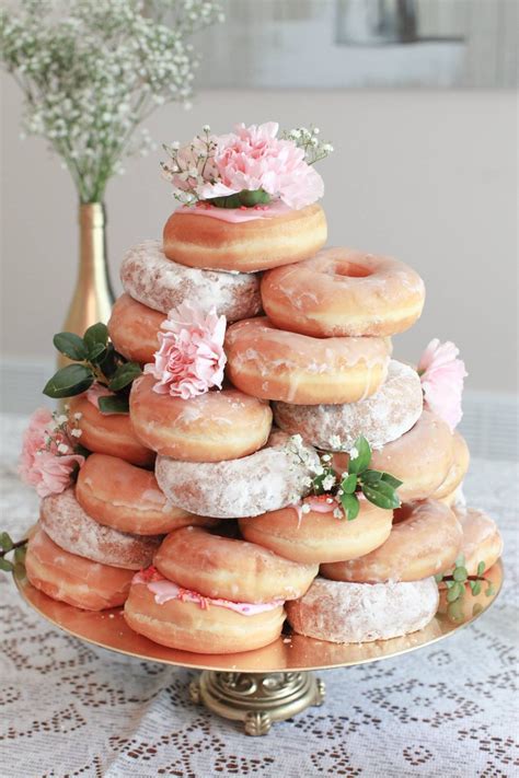 Donut Tower For A Wedding Shower I Ate Rfood