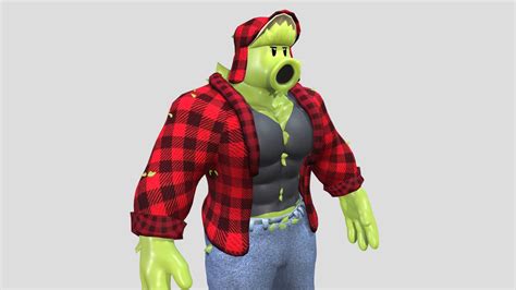 Primal Peashooter Real Download Free 3d Model By Valualty 74bf882