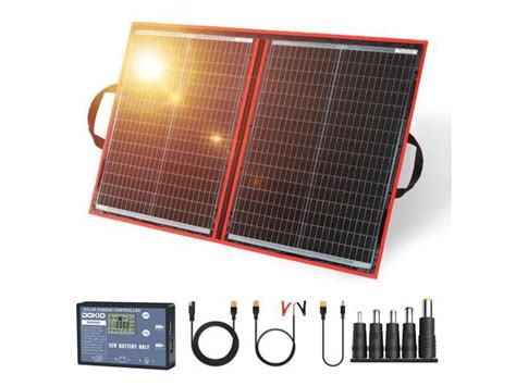 Dokio W V Portable Foldable Solar Panel Kit X Inch Lb