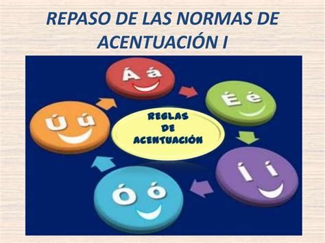 Repaso De Las Normas De Acentuación Ppt