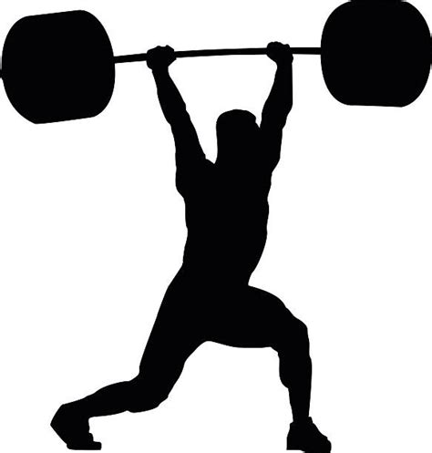 Weightlifting Clip Art Vector Images And Illustrations Istock