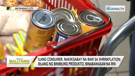 Balitang Southern Tagalog Ilang Consumer Nakikisabay Na Raw Sa