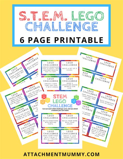 Free Printable Stem Challenges