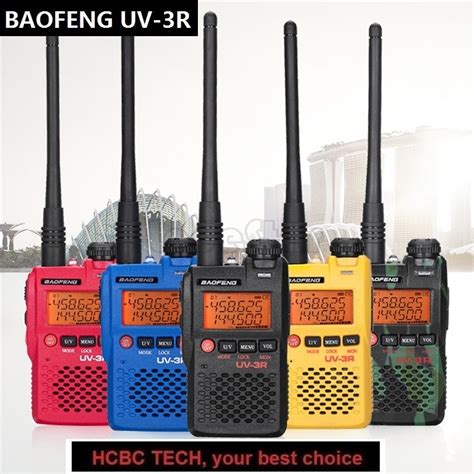 2019 New BAOFENG UV 3R Mini Walkie Talkie UHF VHF Handheld Portable CB