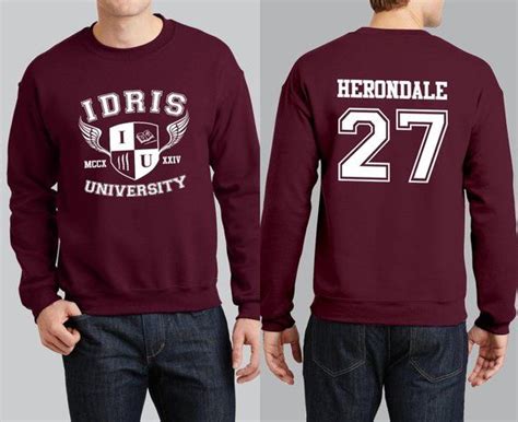 Custom Idris University Sweatshirt Unisex Etsy Sweatshirts Felpa