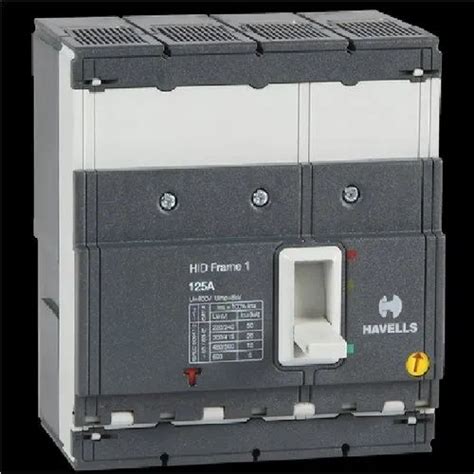 Havells 25 1600A Four Pole MCCB 10 50Ka Rated Current 25 1600 At