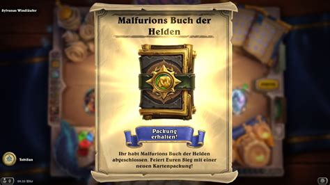 Hearthstone Malfurion Vs Sylvanas Buch Der Helden Youtube