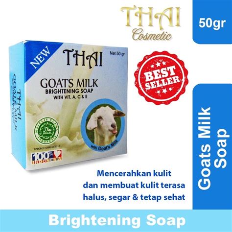 Jual Bellane Thai Goats Milk Brightening Soap Sabun Kambing Beras Susu